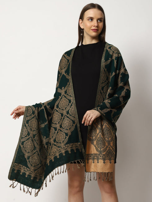 Women's Jamawar Wool Stole